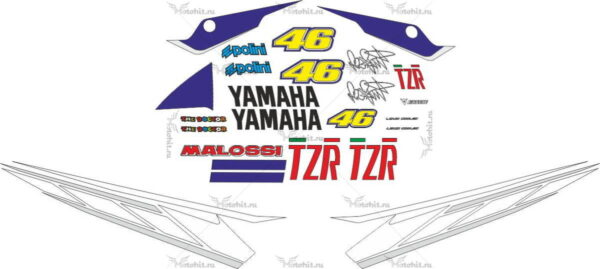 Decals for Yamaha TZR 2008 ROSSI
