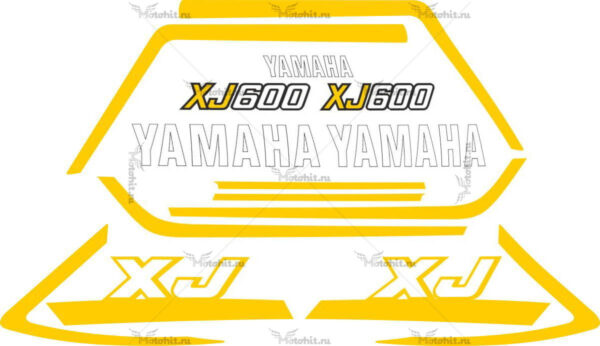 Decals for Yamaha XJ-600 1984 3