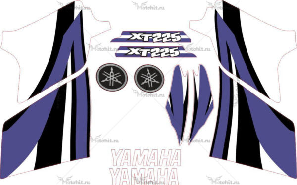 Decals for Yamaha XT-225 2007