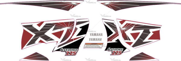 Decals for Yamaha XT-225 1999