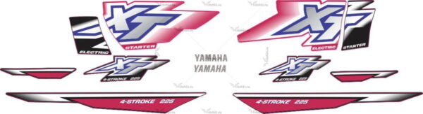 Decals for Yamaha XT-225 2001