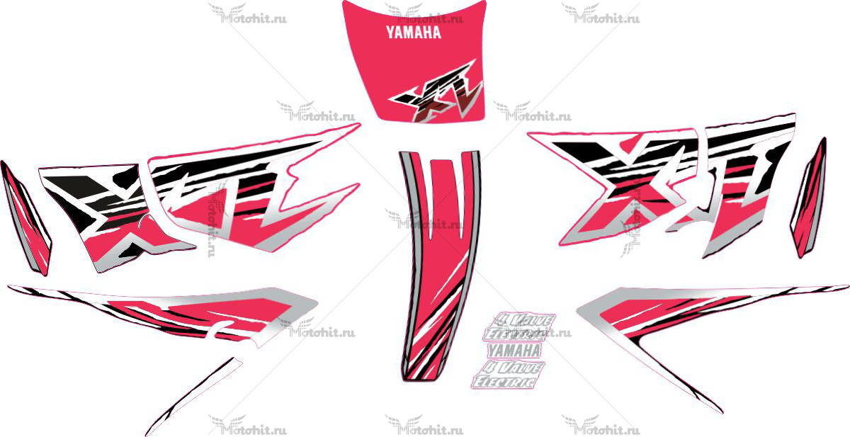 Decals for Yamaha XT-600 1998-1999