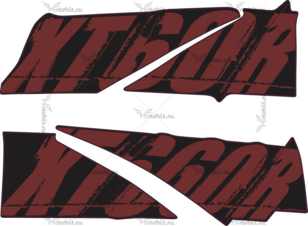 Decals for Yamaha XT-660-R 2009