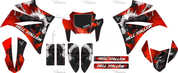 Decals for YAMAHA XT-660 HELL STALLION