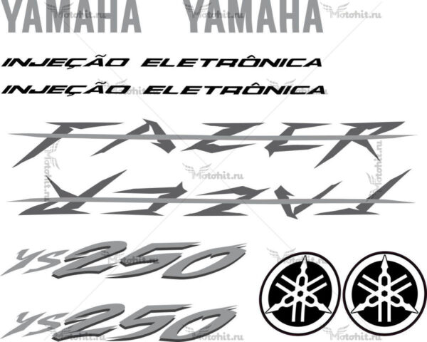 Decals for Yamaha YS-250 2008 FAZER