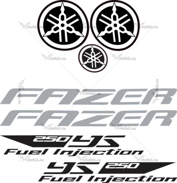 Decals for Yamaha YS-250 2012 FAZER