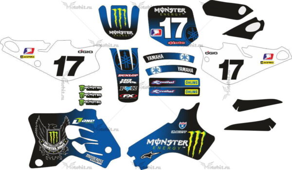 Decals for Yamaha YZ-80 1993-2001