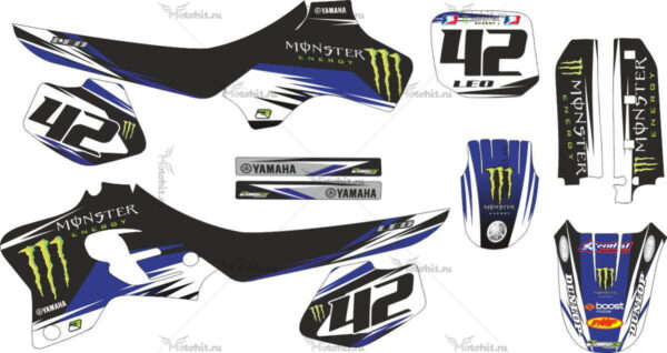 Decals for Yamaha YZ-80 1993-2001 MONSTER