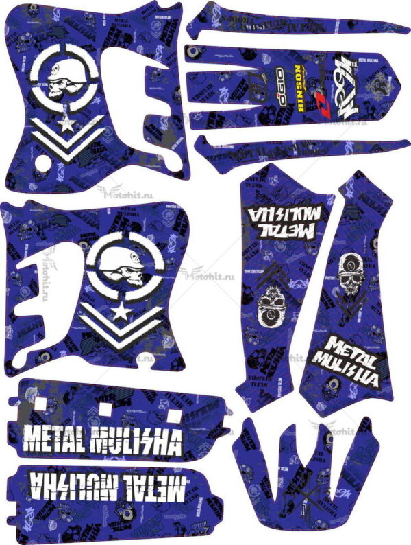 Decals for Yamaha YZ-125 YZ-250 1993 MM-AZ