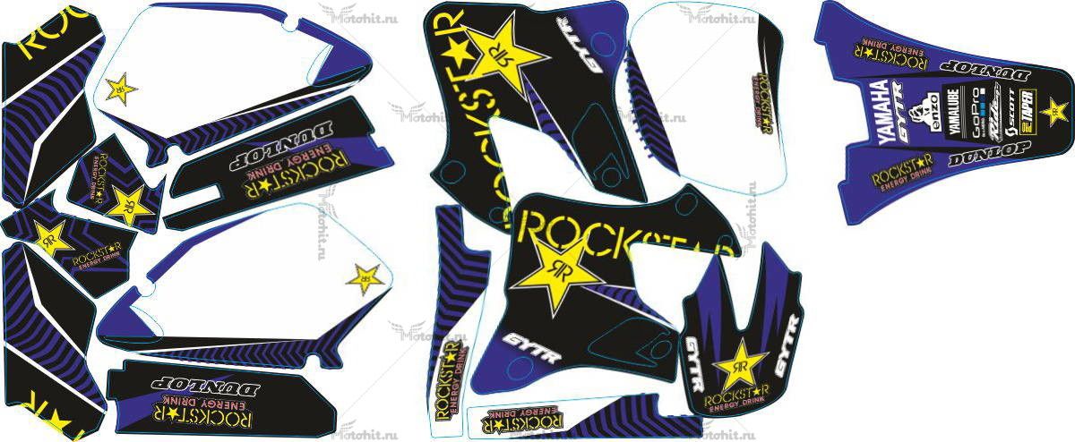 Decals for Yamaha YZ-125 YZ-250 1996-2001 RIVERSIDE3