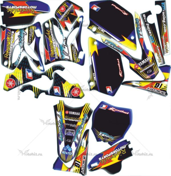 Decals for Yamaha YZ-125 YZ-250 2002-2014 RIVERSIDE2