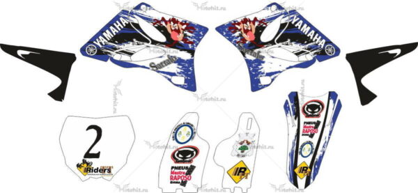 Decals for Yamaha YZ-125 YZ-250 2002-2014 TASMAN