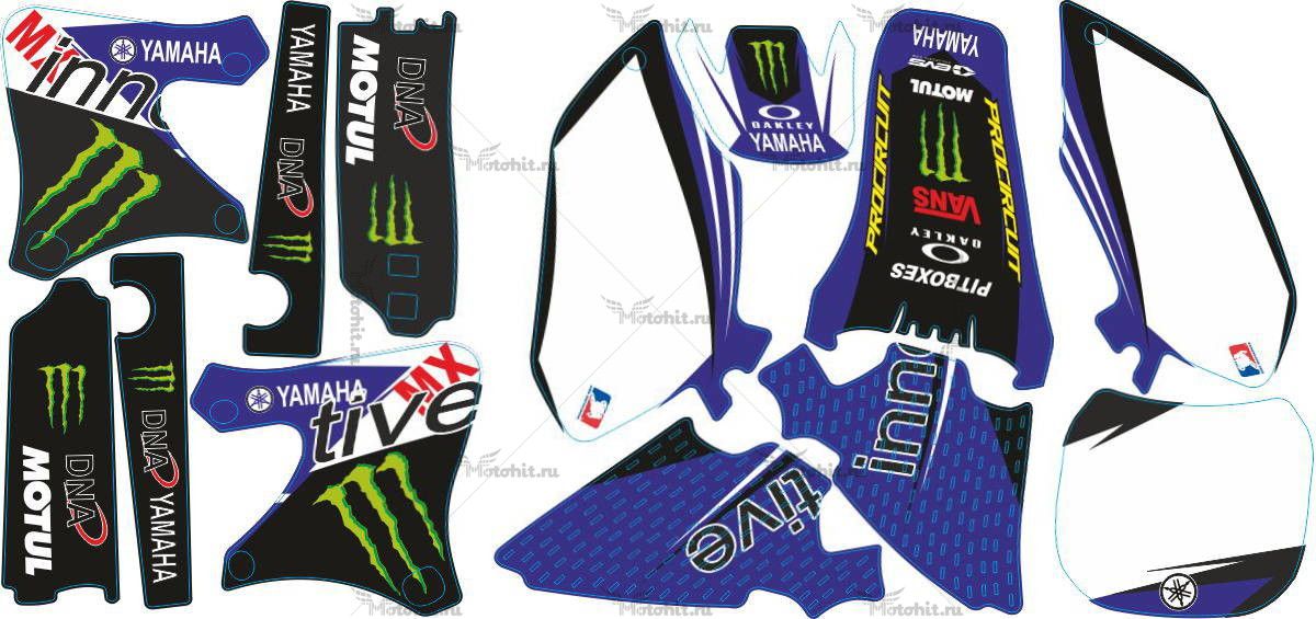 Decals for Yamaha YZ-125 YZ-250 YZ-400 YZ-426F 1998-2002 MONSTER2