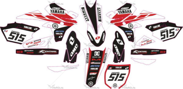 Decals for Decals for YAMAHA WR-250F 2015-2018, WR-450F 2016-2018 ORIG