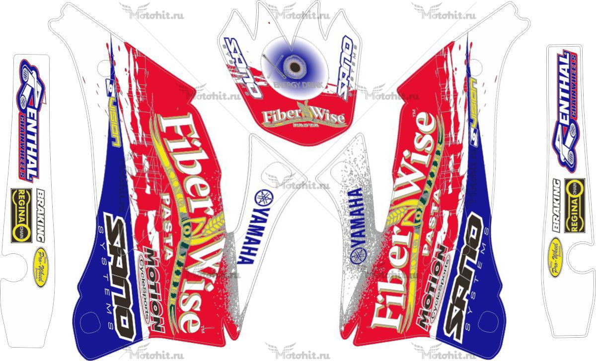 Decals for YAMAHA WR-250F 2007-2014, WR-450F 2007-2011 FIBERWISE