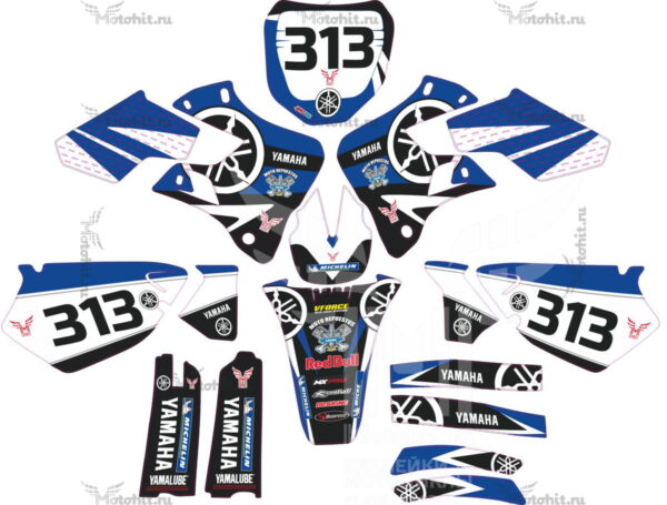 Decals for Yamaha YZ-125 YZ-250 1996-2001