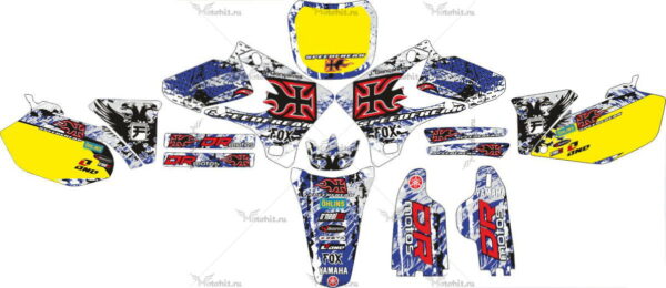 Decals for YAMAHA YZ-250F, YZ-450F 2003-2005 SPEEDFREAK