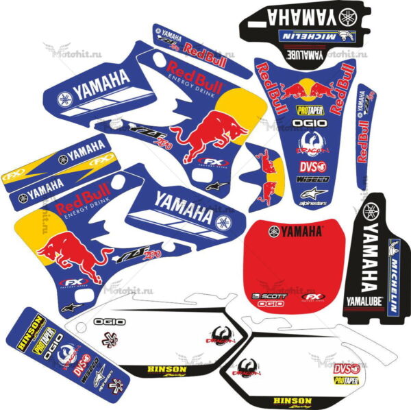 Decals for Yamaha YZF-250-450 2003-2005 KIT