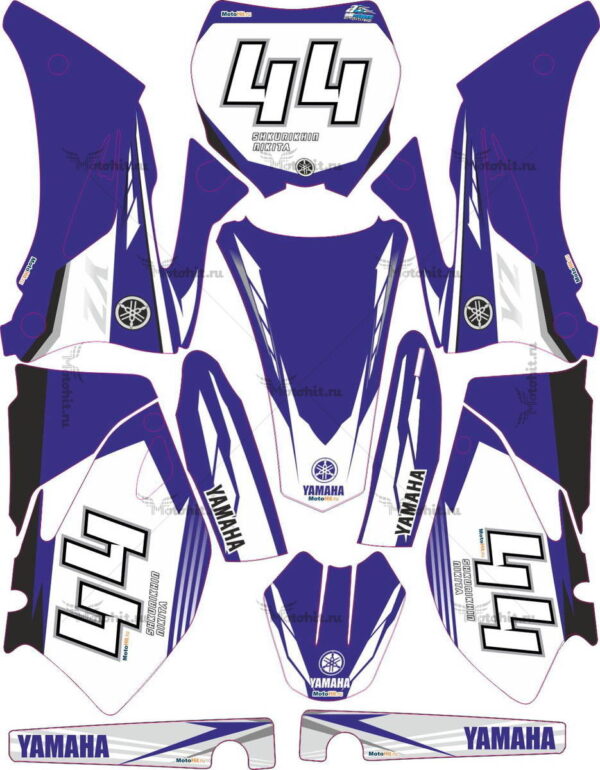 Decals for YAMAHA YZ-250F, YZ-450F 2006-2009 ORIGINAL
