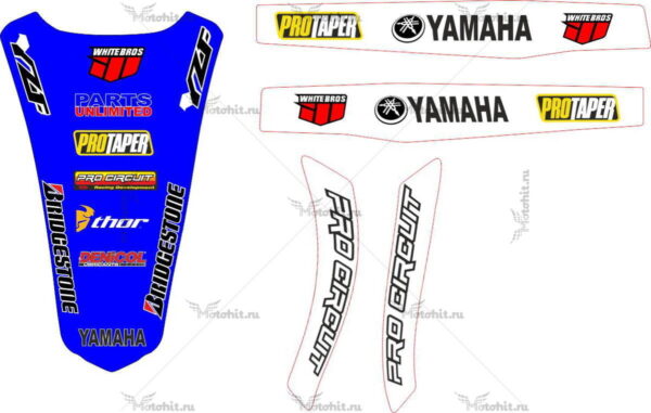 Decals for Yamaha YZF-250 2009 PART