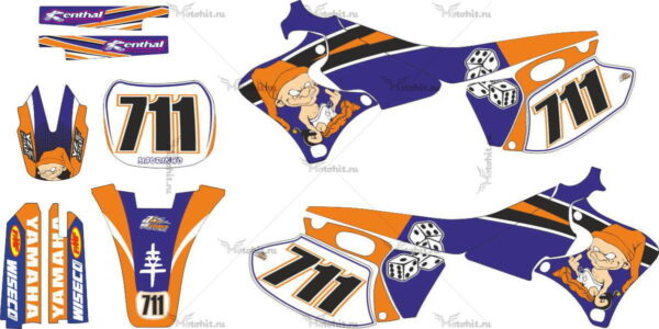 Decals for Yamaha YZF-250 BADBOY