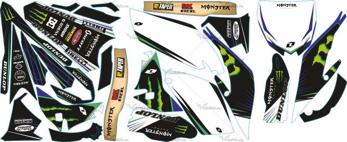 Decals for Yamaha YZF-250 YZF-450 2010-2013 MONSTER