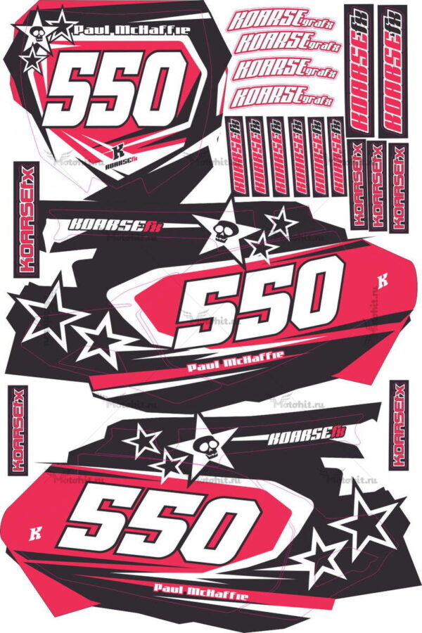 Decals for Yamaha YZF-250 YZF-450 2010-2013 PAUL