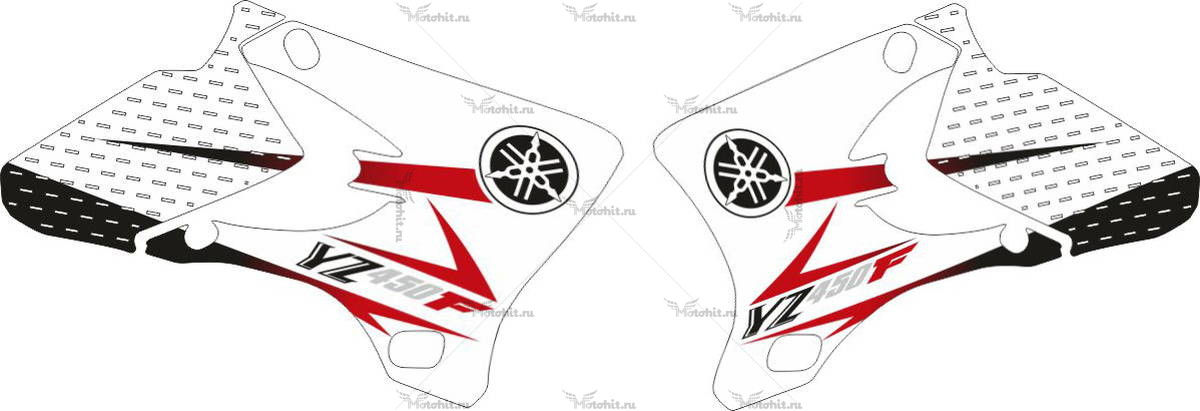 Decals for YAMAHA YZ-250F, YZ-450F 2003-2005