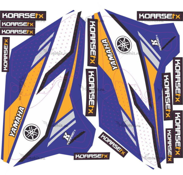 Decals for Yamaha YZF-400 1998-2002 FX