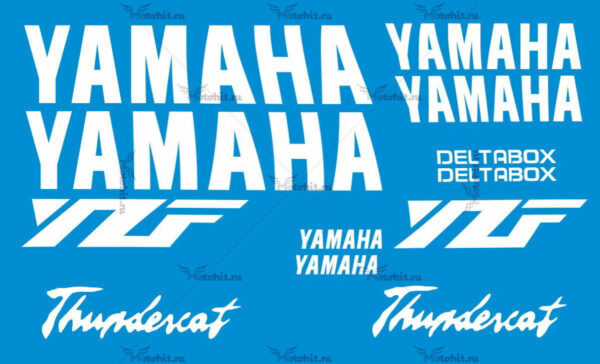 Decals for Yamaha YZF-600 THUNDERCAT-WHITE