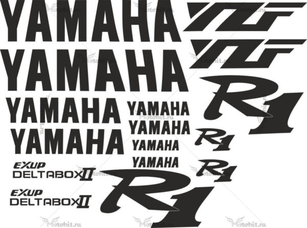 Decals for Yamaha YZF-R1 1998 GRAFFITI