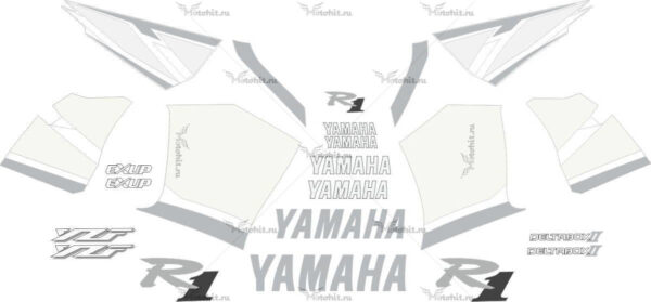 Decals for Yamaha YZF-R1 2001 SILVER