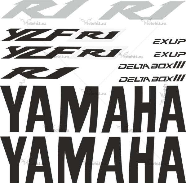Decals for Yamaha YZF-R1 2002 KIT