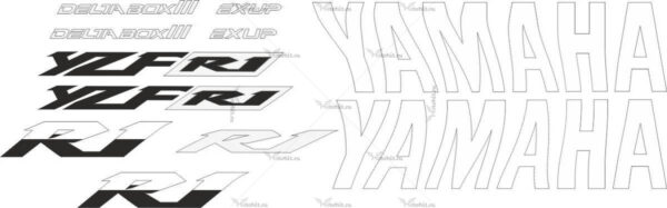 Decals for Yamaha YZF-R1 2002 KIT-2