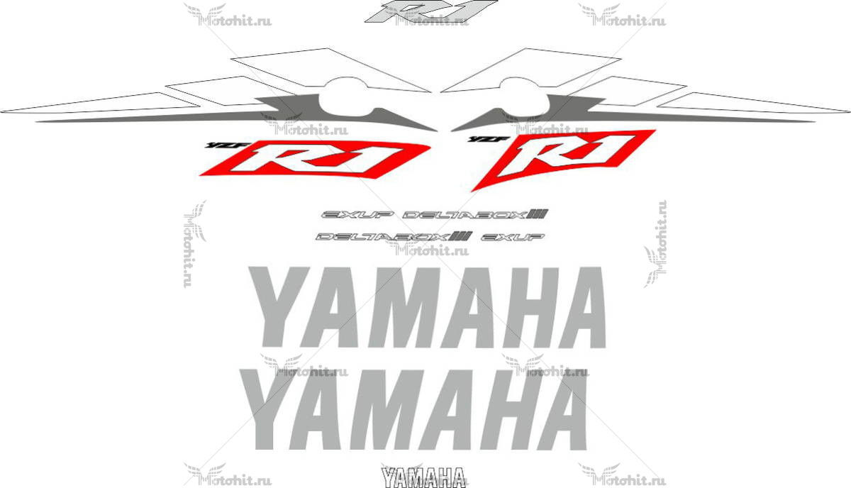 Decals for Yamaha YZF-R1 2002 LIGHT