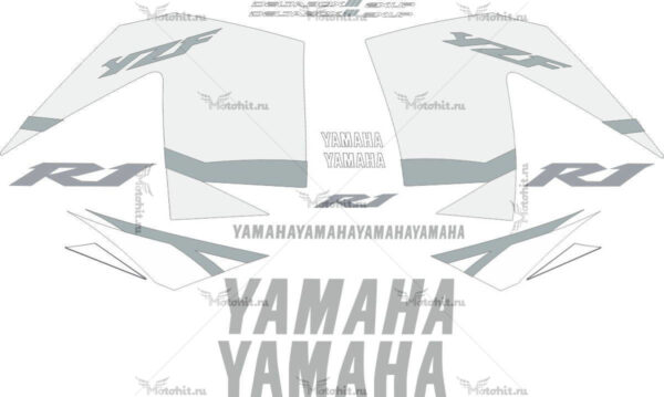 Decals for Yamaha YZF-R1 2002 SIDES