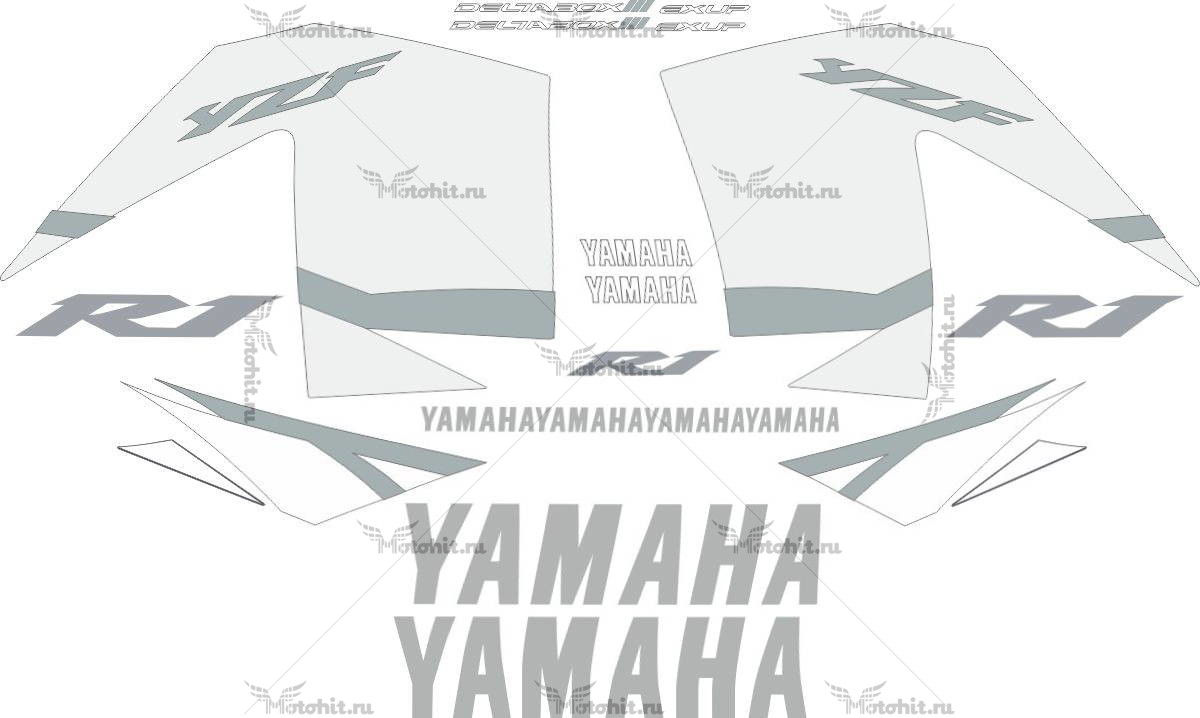 Decals for Yamaha YZF-R1 2002 SIDES