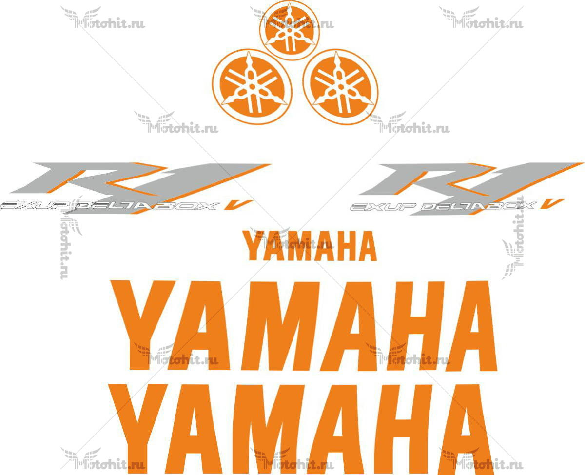 Decals for Yamaha YZF-R1 2006 TXT