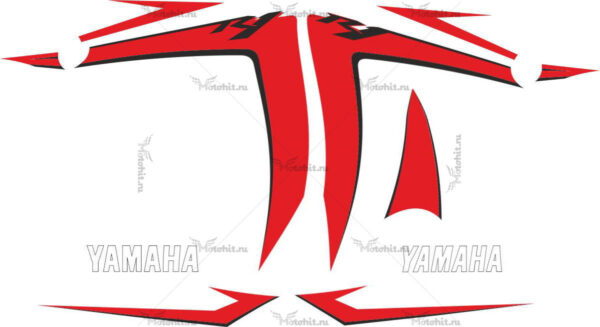 Decals for Yamaha YZF-R1 2007 WHITE