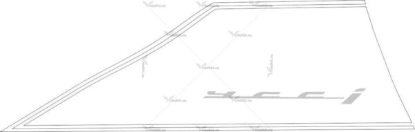 Decals for Yamaha YZF-R1 2008 BLUE-PART