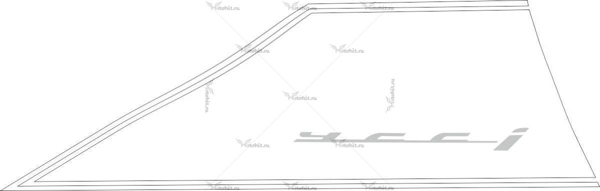 Decals for Yamaha YZF-R1 2008 BLUE-PART