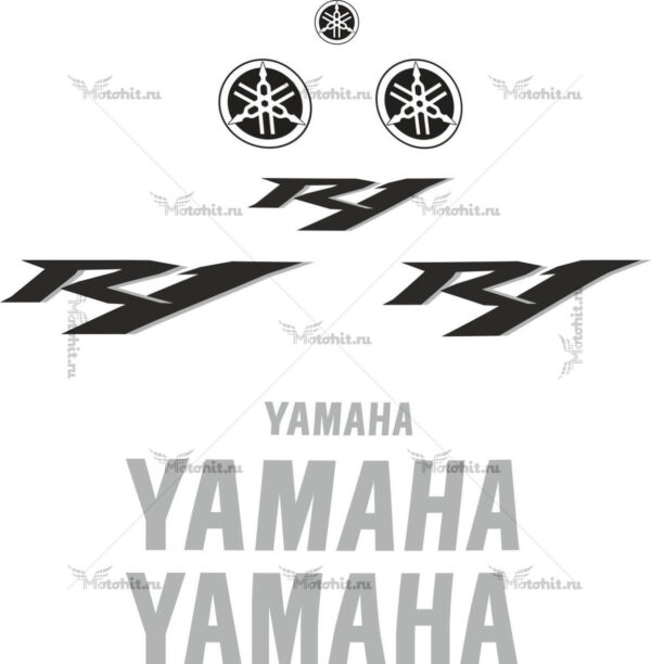 Decals for Yamaha YZF-R1 2010 FOR-BLACK