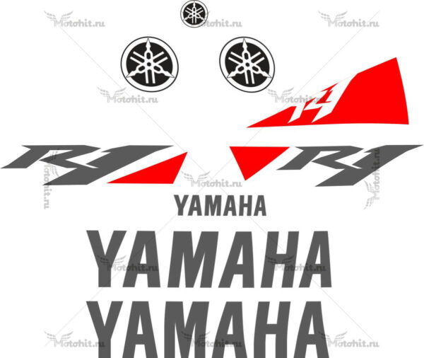 Decals for Yamaha YZF-R1 2010 FOR-WHITE