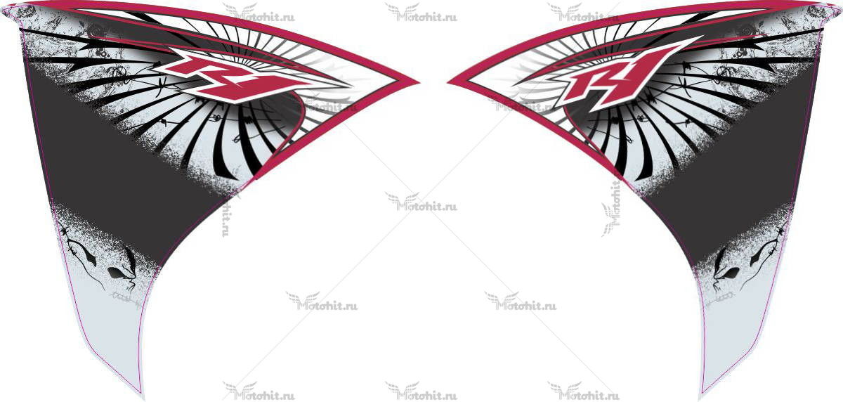 Decals for Yamaha YZF-R1 2012 SIDES