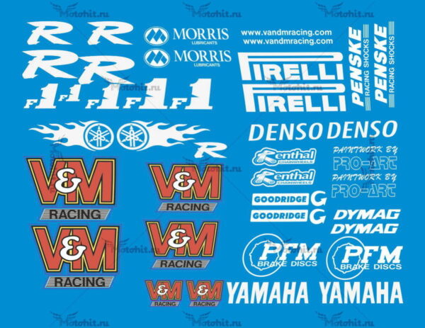 Decals for Yamaha YZF-R1 VM