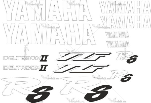 Decals for Yamaha YZF-R6 1998