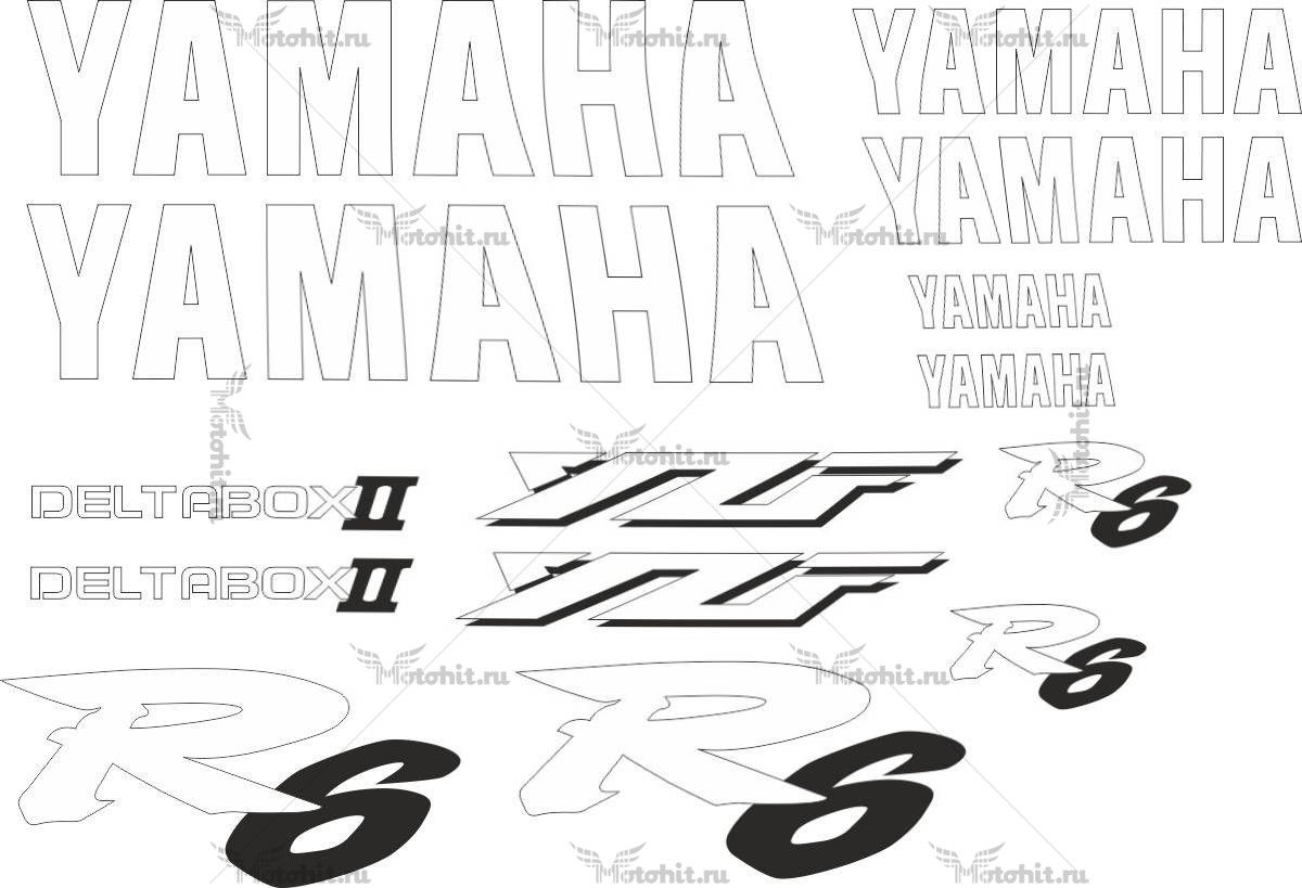 Decals for Yamaha YZF-R6 1998