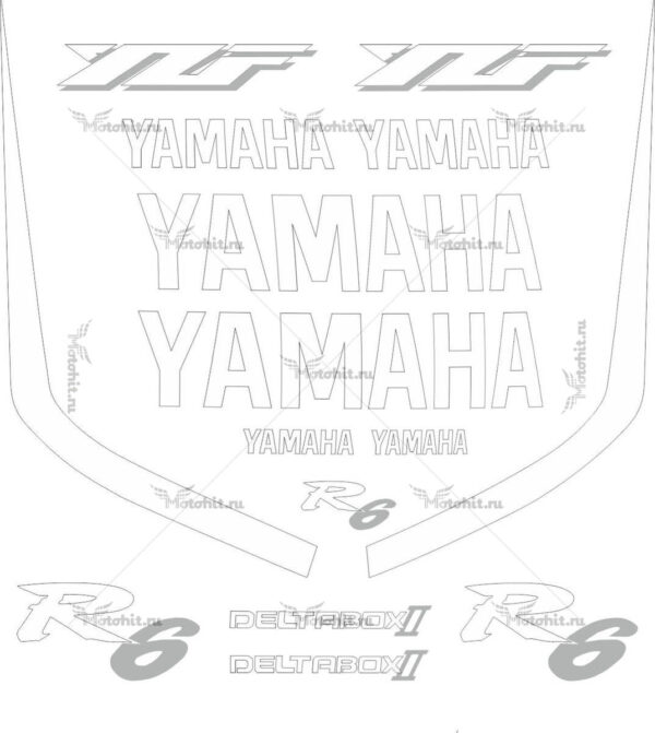 Decals for Yamaha YZF-R6 2000