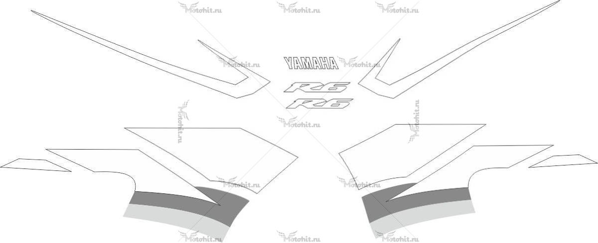 Decals for Yamaha YZF-R6 2003