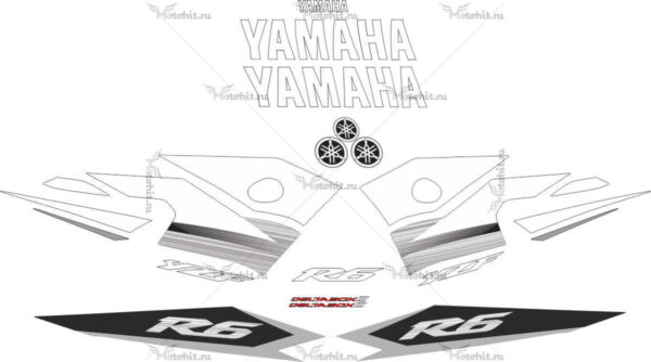 Decals for Yamaha YZF-R6 2003 2